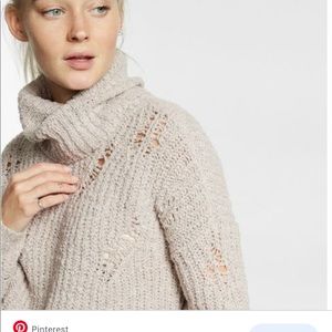 Express Chunky Distressed Sweater